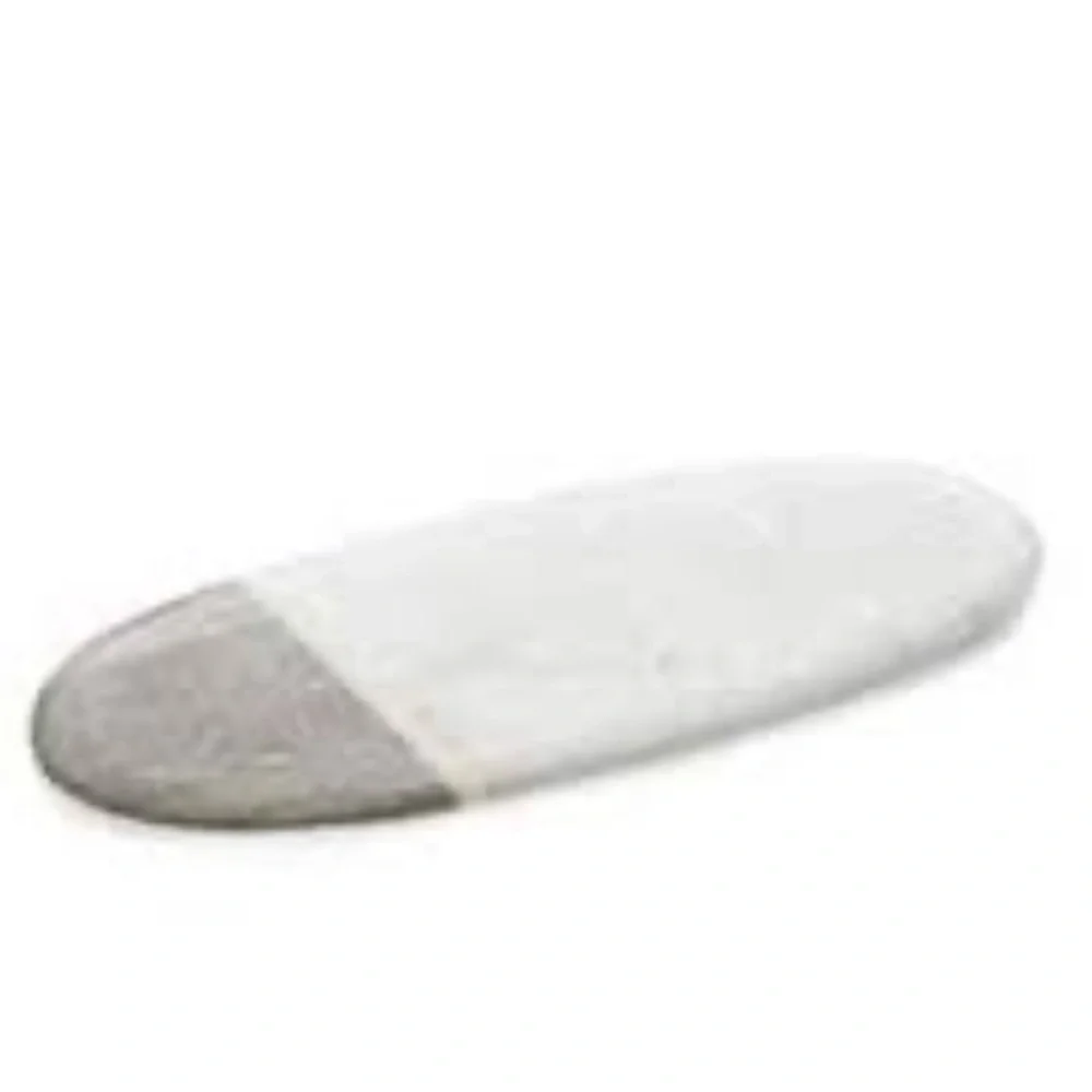 CRATE&BARREL NWT two toned marble board -large
